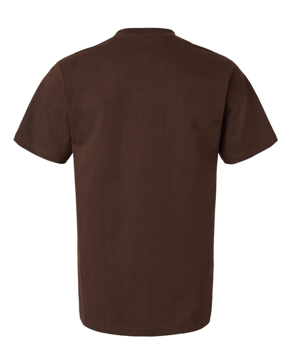 Rear View of Brown Heavyweight Street T-Shirt - 299