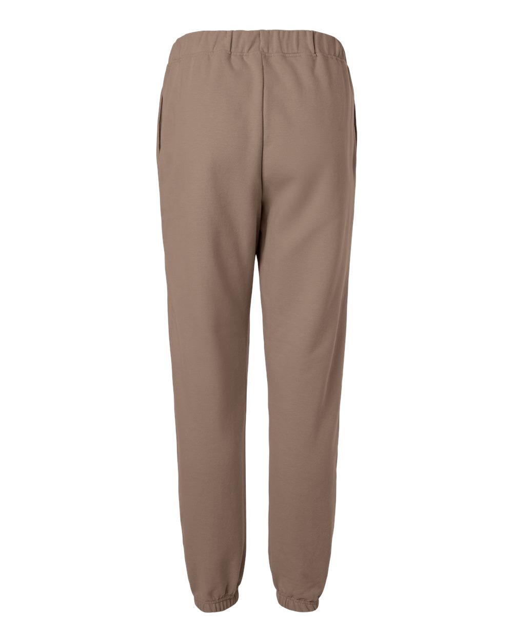 Rear View of Brown Savana Softstyle® Midweight Pocket Sweatpants - SF100