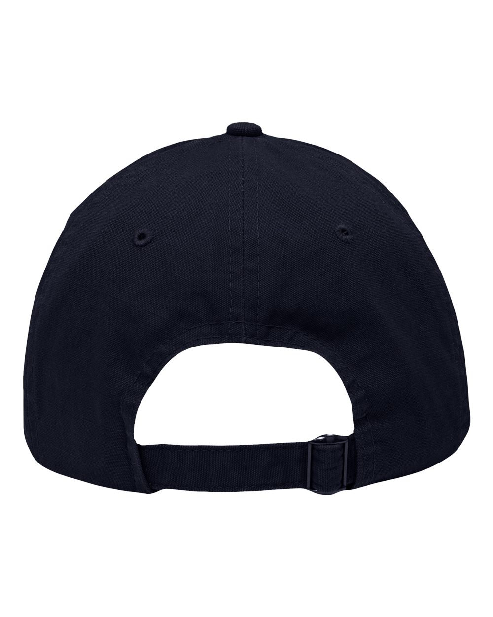 Rear View of Brushed Navy Dad Hat Fit - SP1700