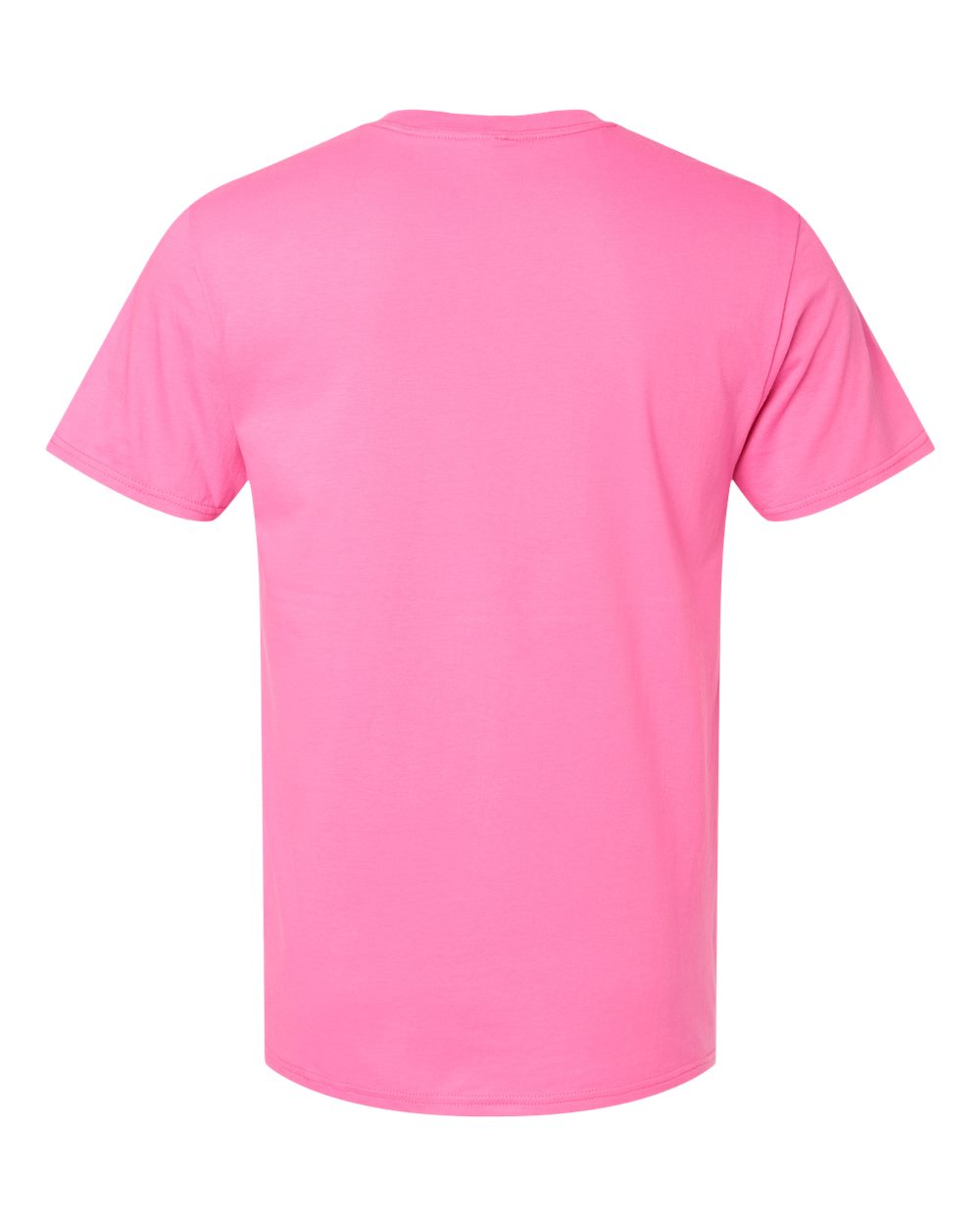 Rear View of Bubblegum Premium Cotton T-Shirt - 570MR
