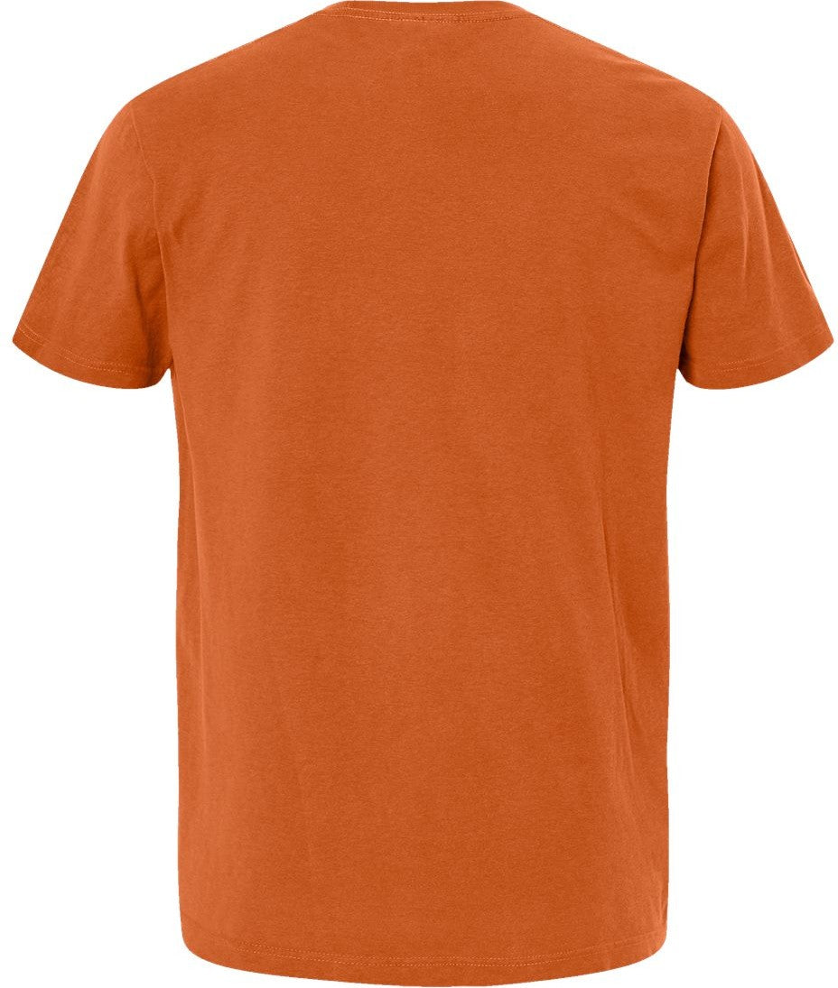 Rear View of Burnt Orange Vintage Garment-Dyed T-Shirt - 6500M