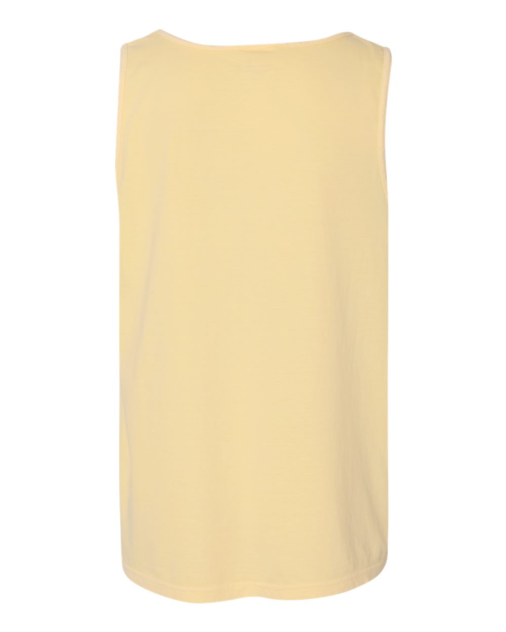 Rear View of Butter Garment-Dyed Heavyweight Tank Top - 9360