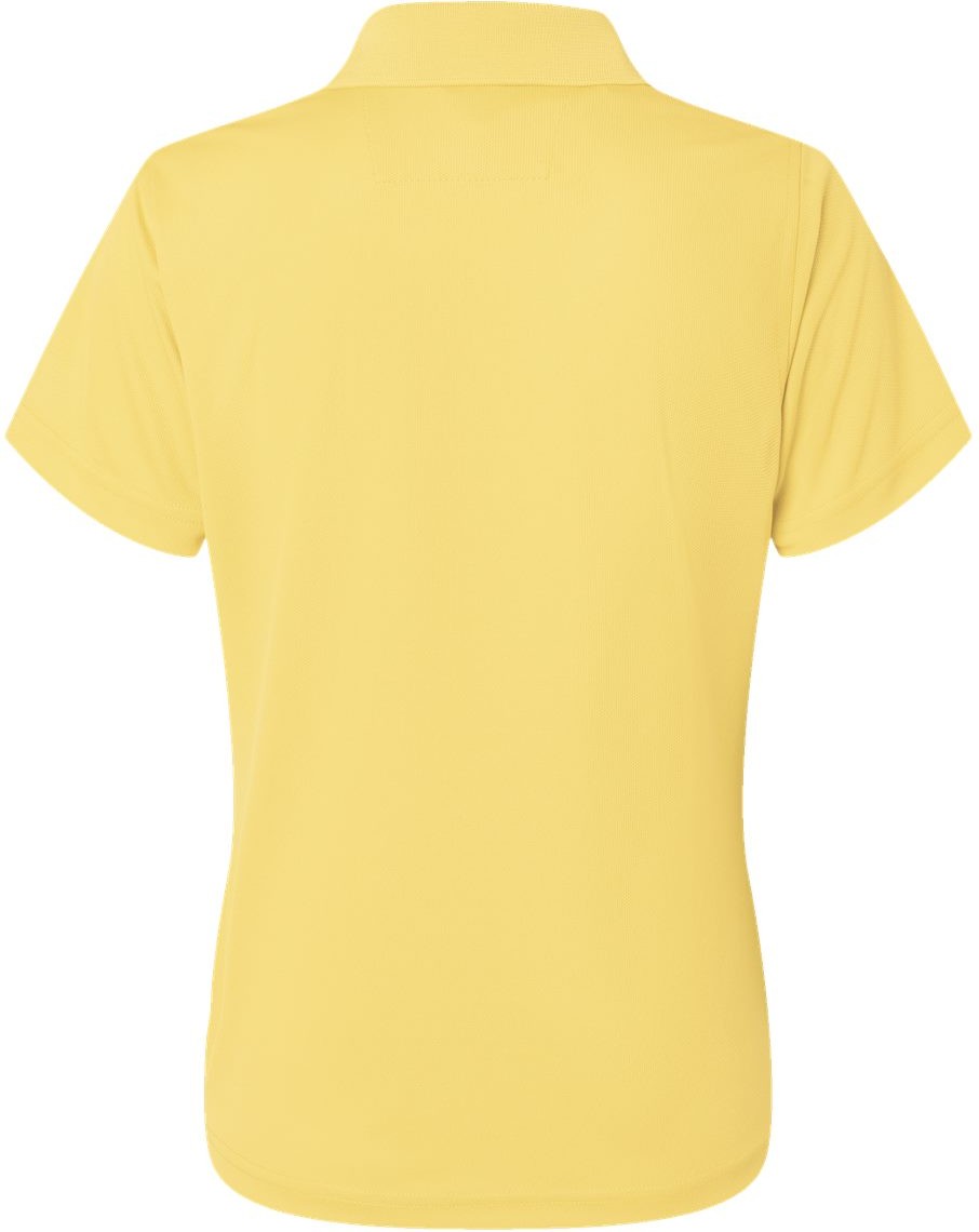 Rear View of Butter Women's Saratoga Performance Mini Mesh Polo - 104