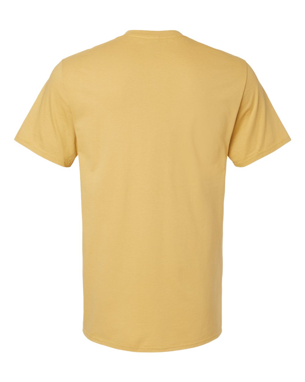 Rear View of Butterscotch Premium Cotton T-Shirt - 570MR