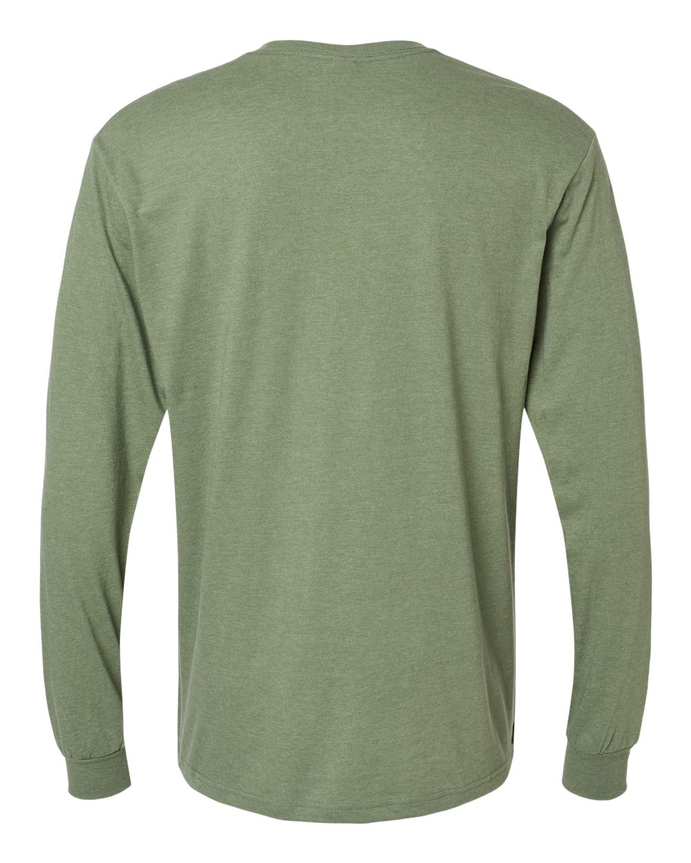 Rear View of Cactus Softstyle® CVC Long Sleeve T-Shirt - 64440CVC