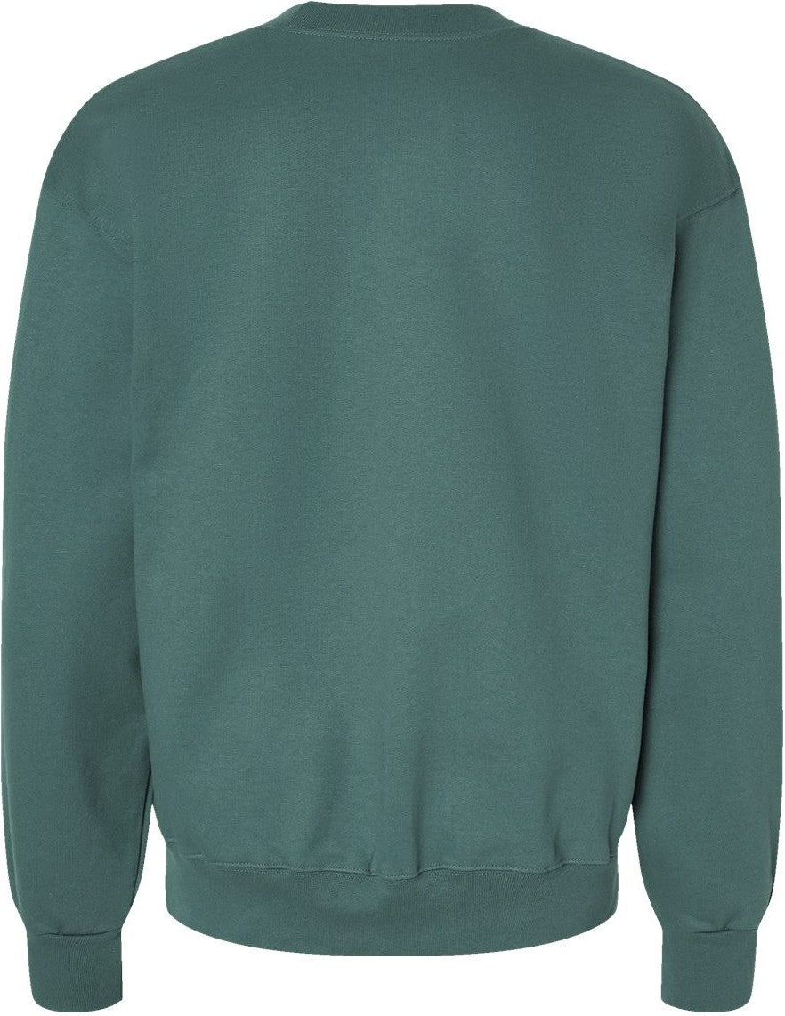 Rear View of Cactus Ultimate Cotton® Crewneck Sweatshirt - F260