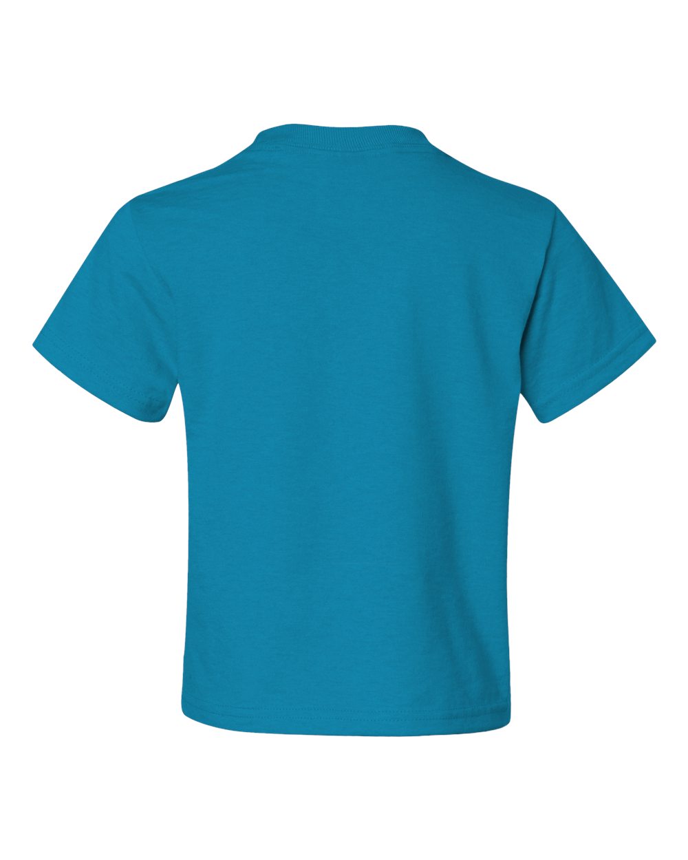 Rear View of California Blue Dri-Power® Youth 50/50 T-Shirt - 29BR