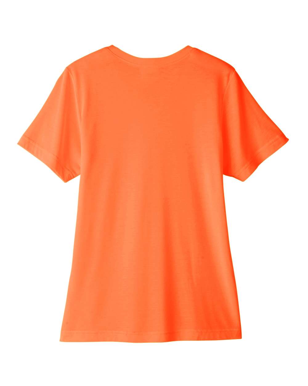 Rear View of Campus Orange Women's Fusion ChromaSoft™ Performance T-Shirt - CE111W