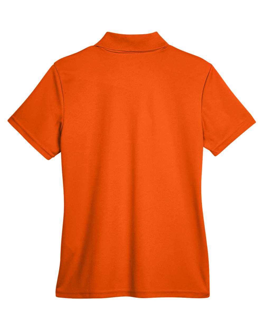 Rear View of Campus Orange Women's Origin Performance Piqué Polo - 78181