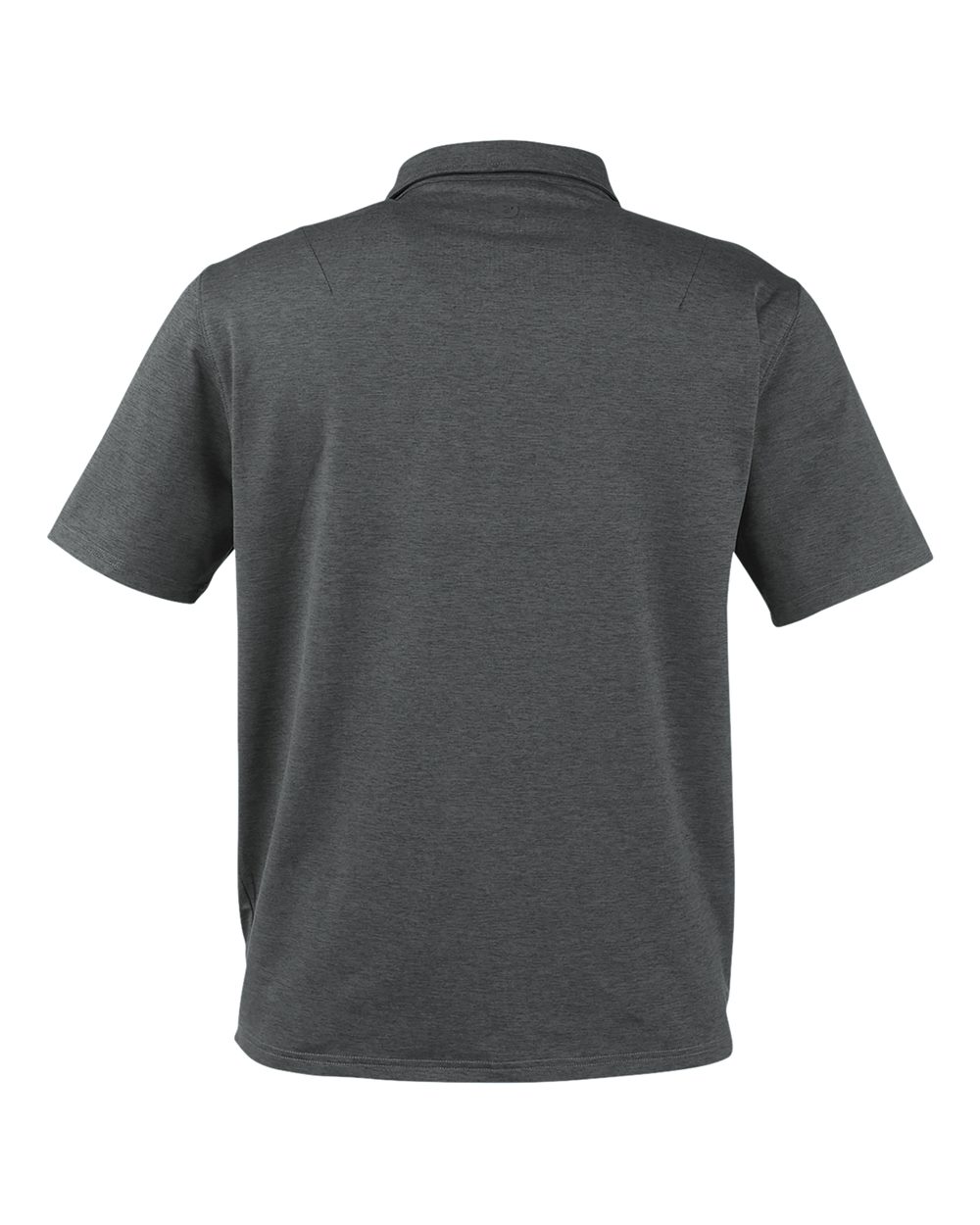 Rear View of Carbon Marbled Fairway Polo - MDP1799