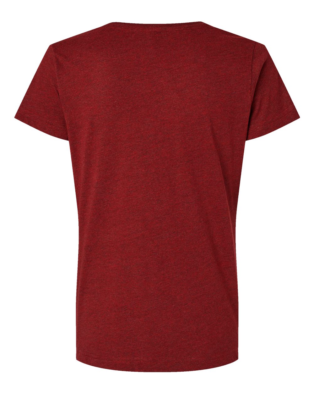 Front View of Cardinal Blackout Women's Fine Jersey Tee - 3516