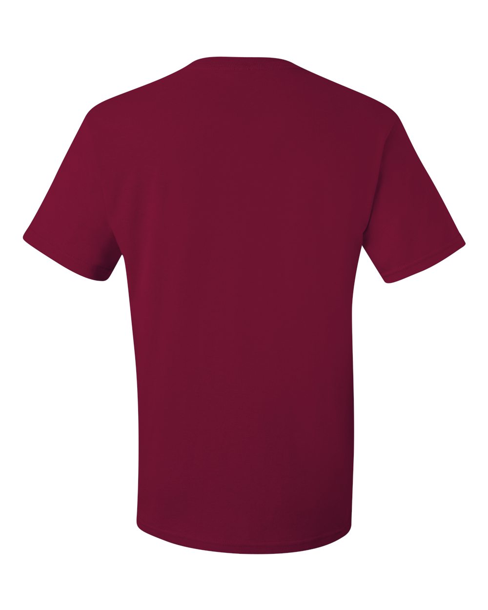 Rear View of Cardinal Dri-Power® 50/50 T-Shirt - 29MR