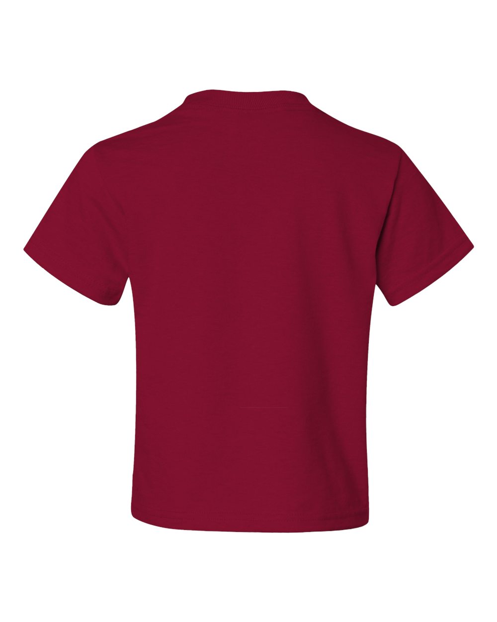 Rear View of Cardinal Dri-Power® Youth 50/50 T-Shirt - 29BR