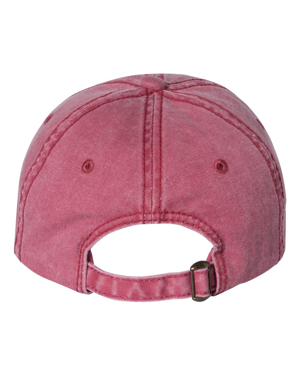 Rear View of Cardinal Pigment-Dyed Cap - SP500