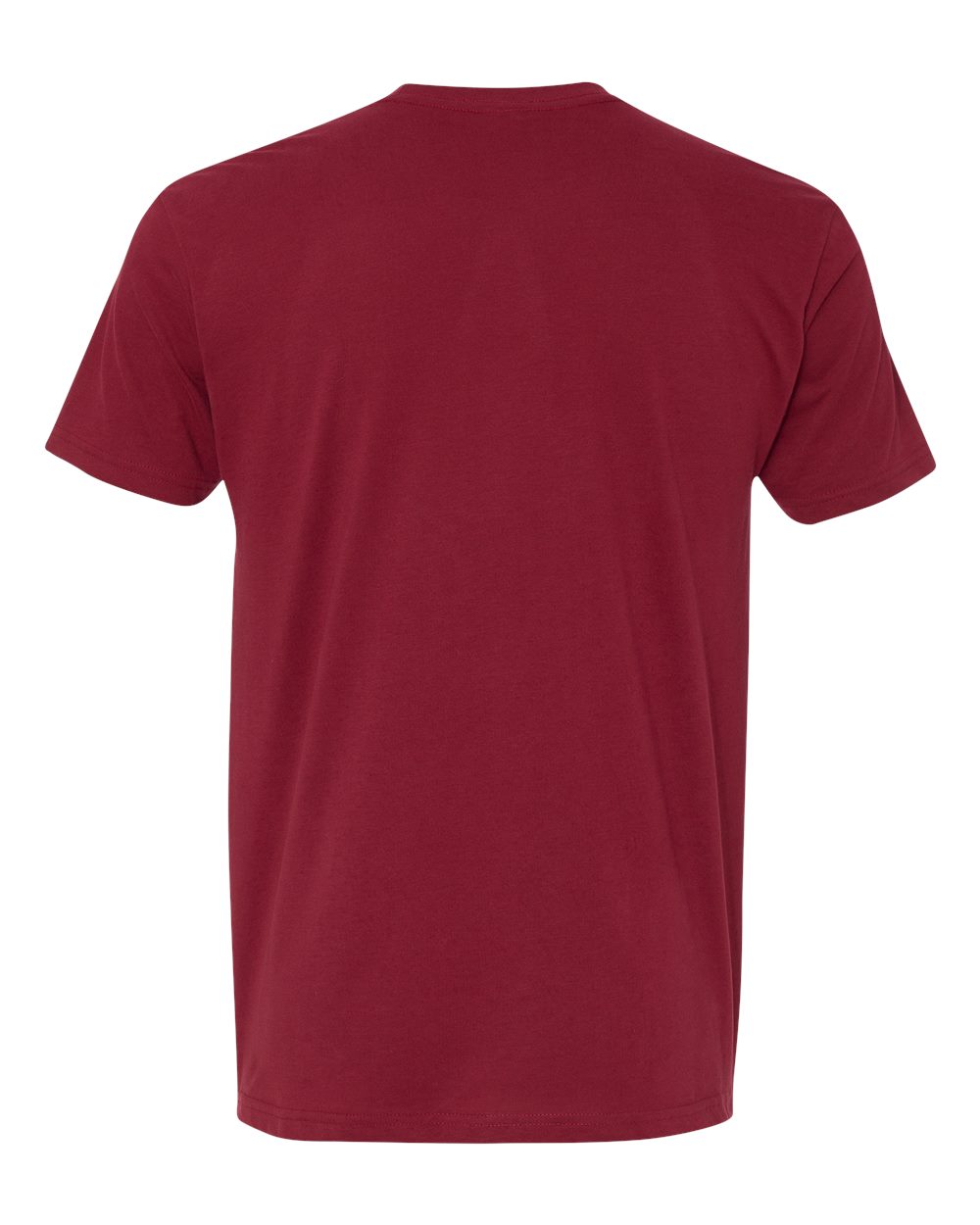 Rear View of Cardinal Sueded T-Shirt - 6410