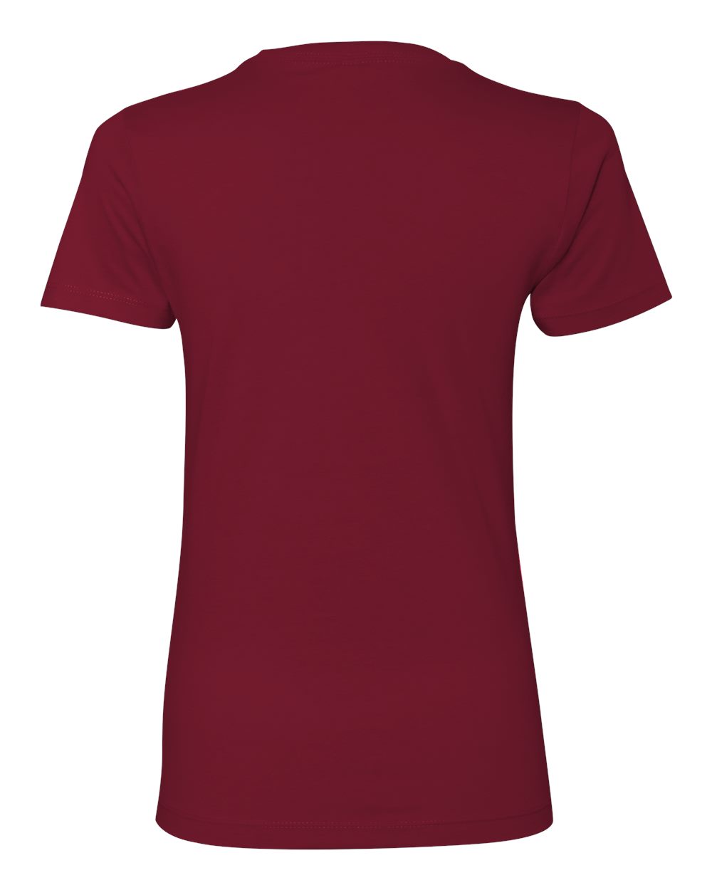 Rear View of Cardinal Women’s Cotton T-Shirt - 3900