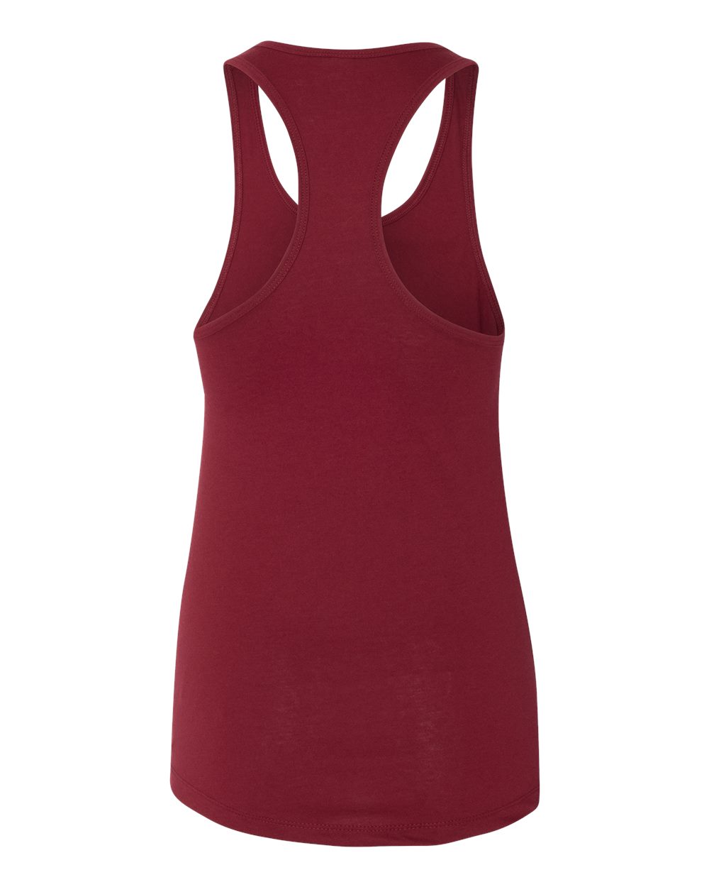 Rear View of Cardinal Women's Ideal Racerback Tank - 1533