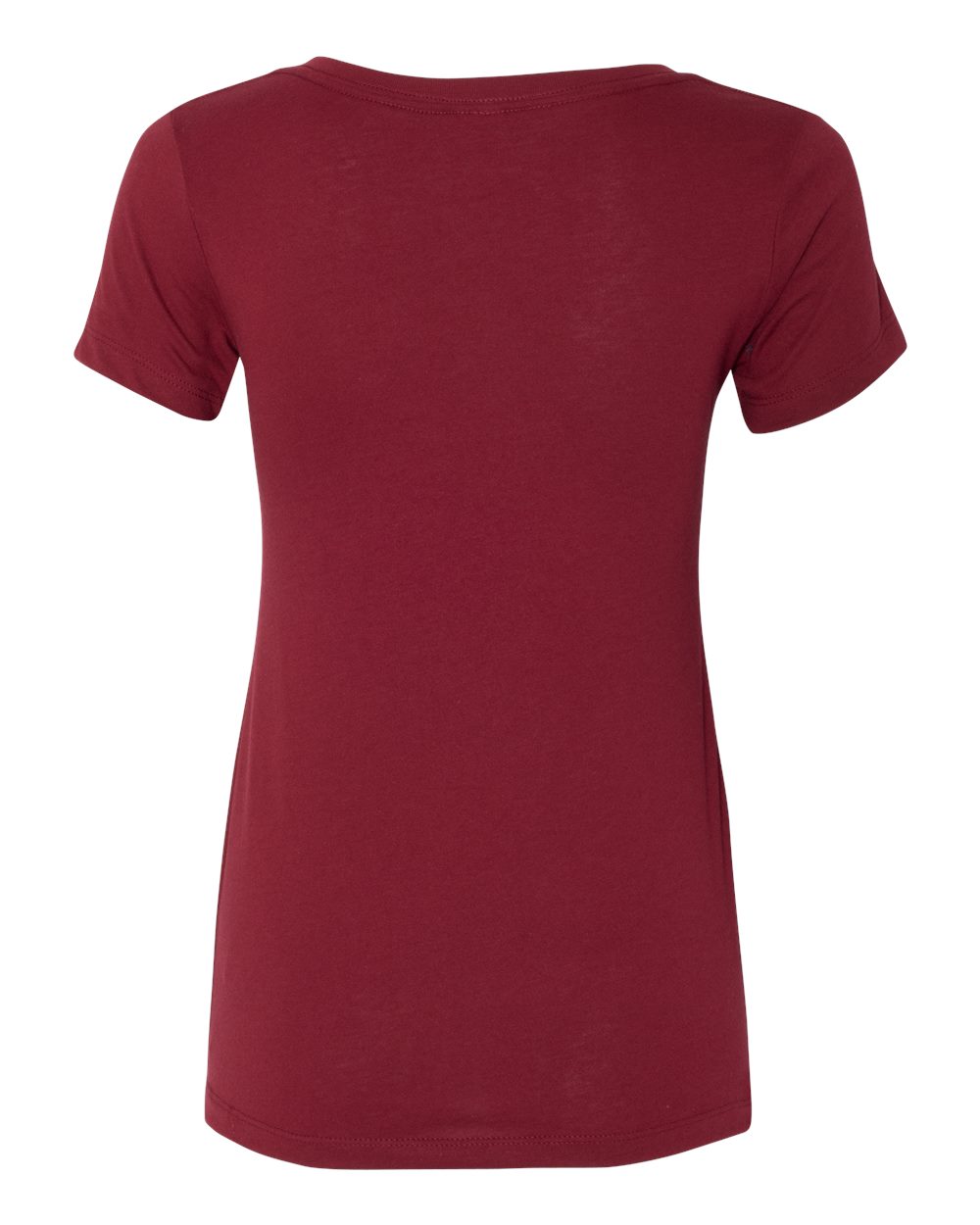 Rear View of Cardinal Women's Ideal V-Neck T-Shirt - 1540