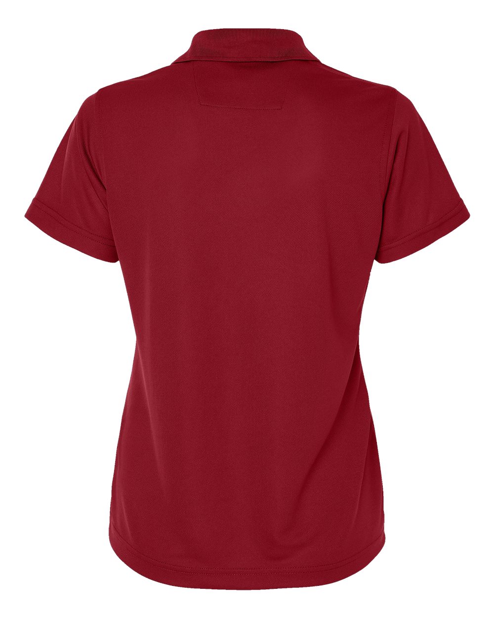 Front View of Cardinal Women's Saratoga Performance Mini Mesh Polo - 104