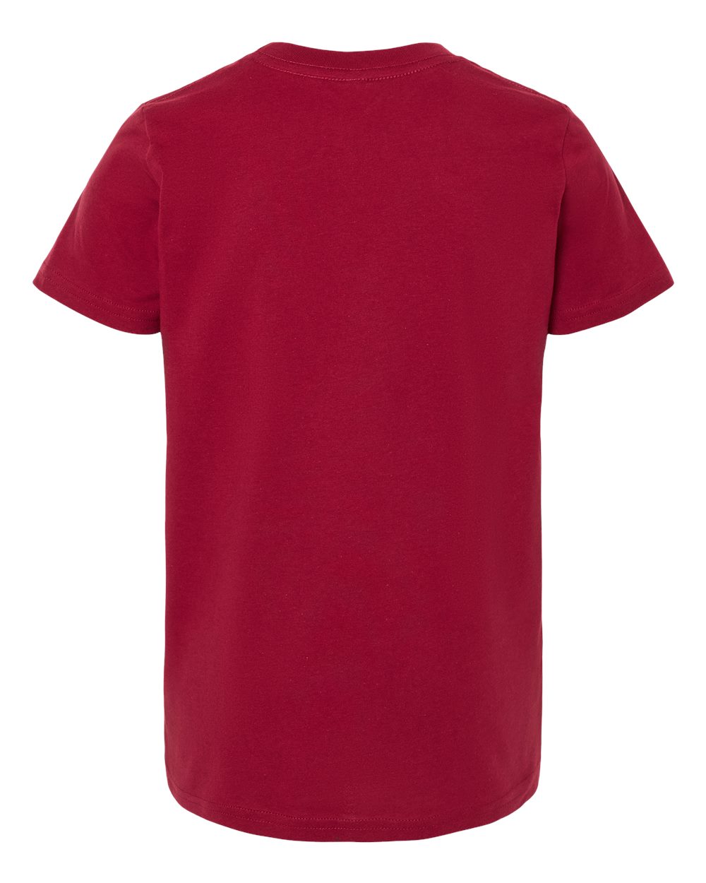 Rear View of Cardinal Youth Jersey Tee - 3001Y