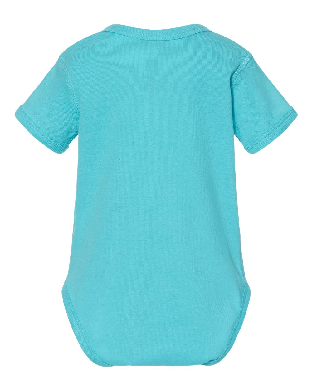 Rear View of Caribbean Infant Baby Rib Bodysuit - 4400