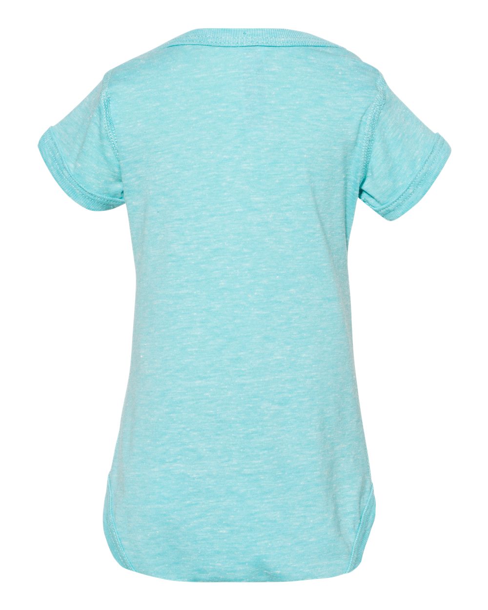 Rear View of Caribbean Melange Infant Harborside Mélange Bodysuit - 4491