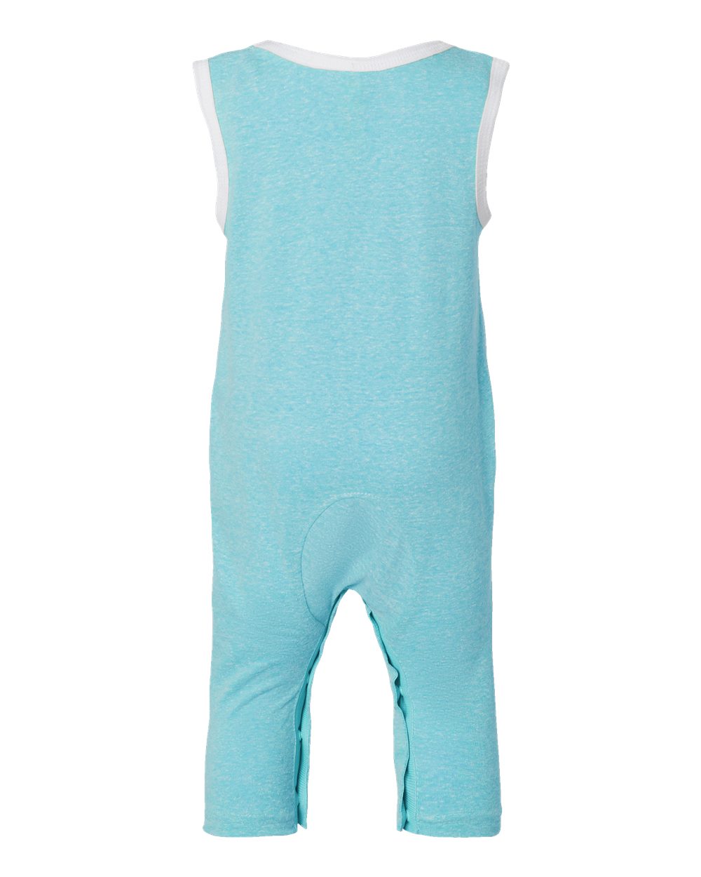 Rear View of Caribbean Melange Infant Harborside Mélange Tank Romper - 4492