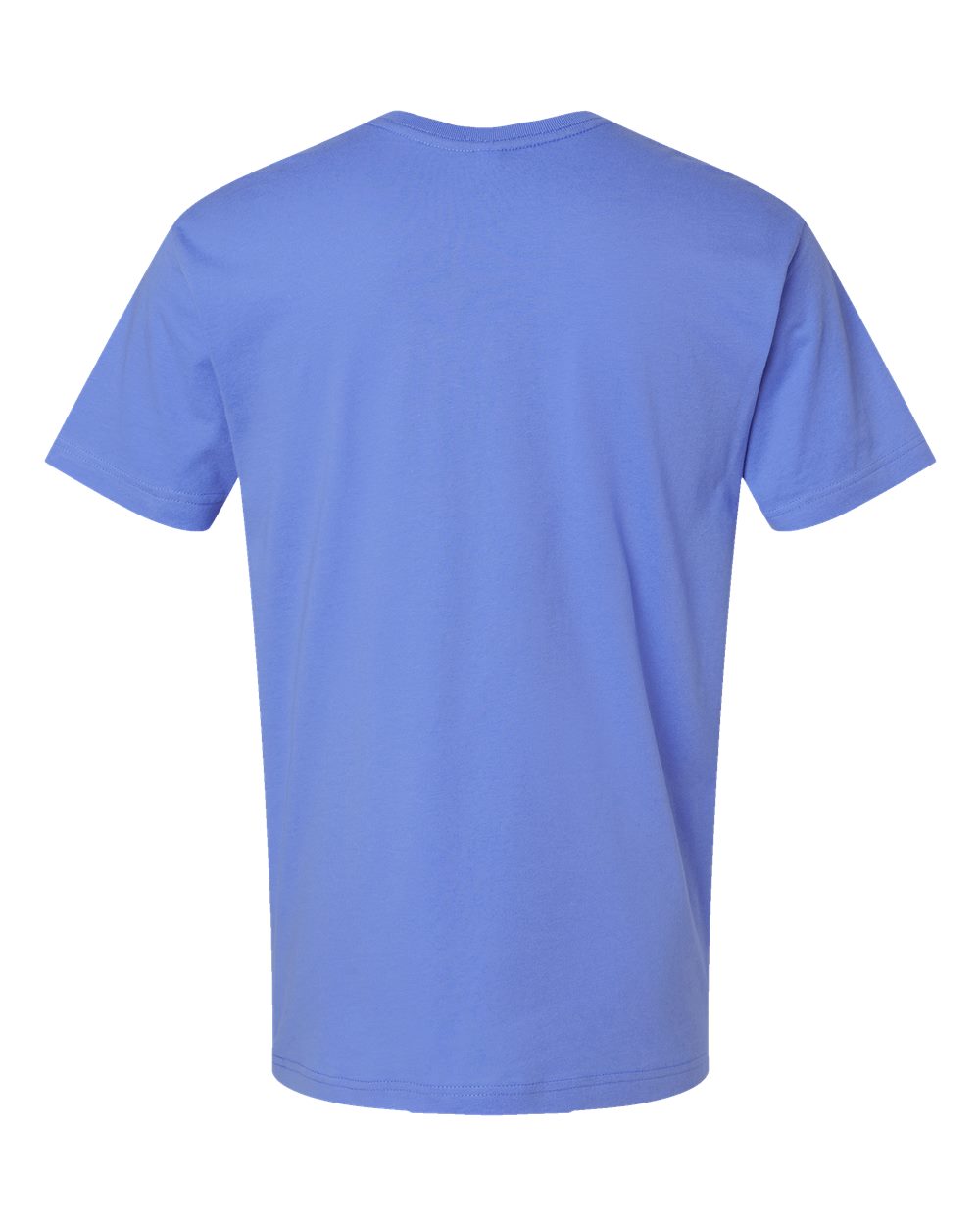 Rear View of Carolina Blue Fine Jersey Tee - 6901