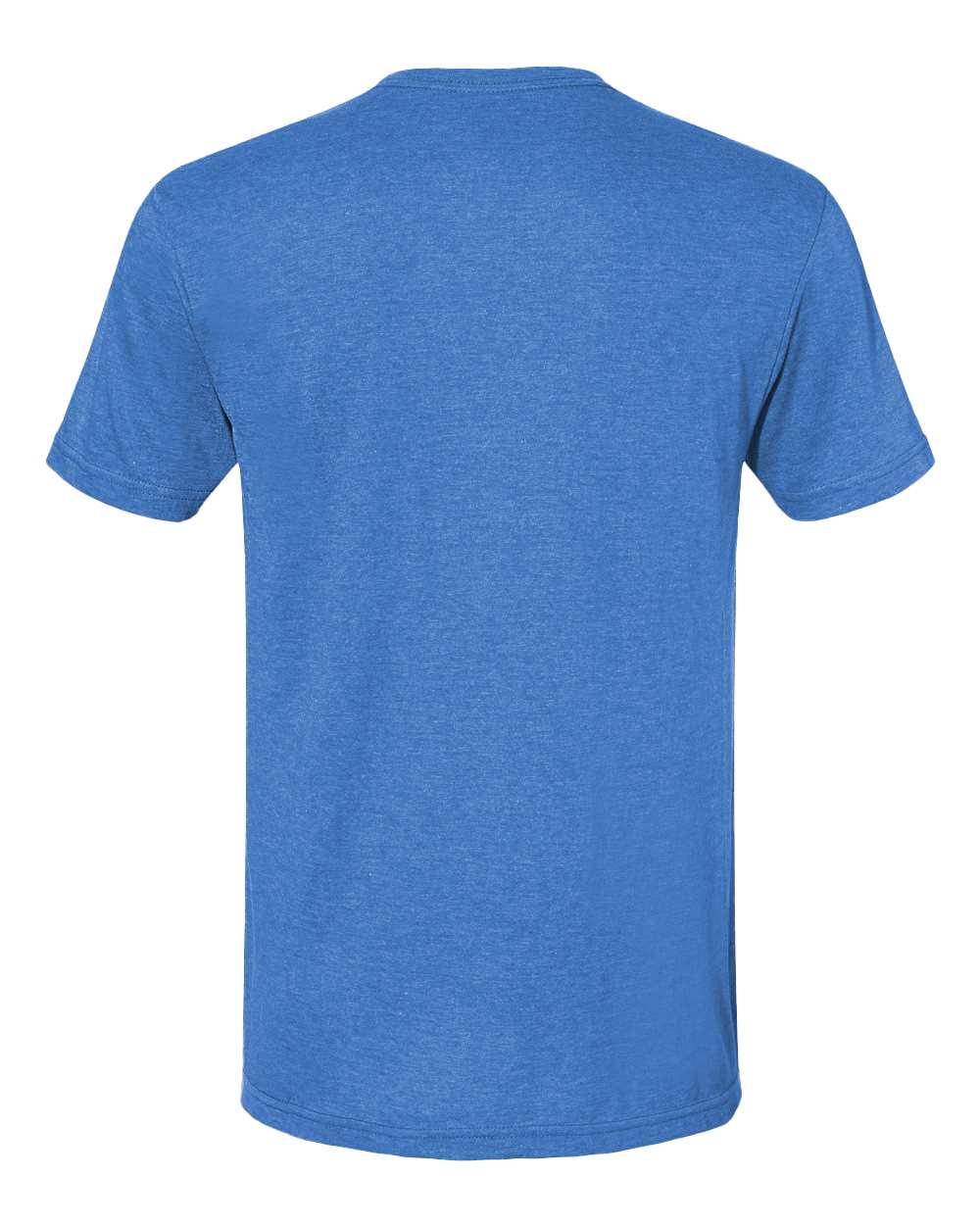 Rear View of Carolina Blue Mist Softstyle® CVC T-Shirt - 64000CVC