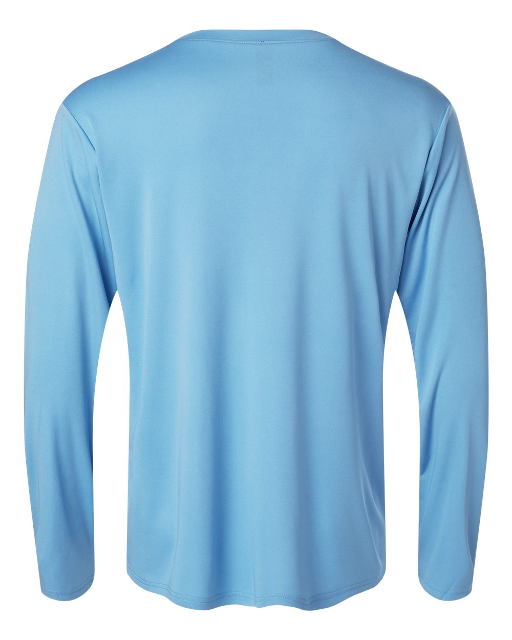 Rear View of Carolina Blue Pro-Lock Performance Long Sleeve T-Shirt - 48400