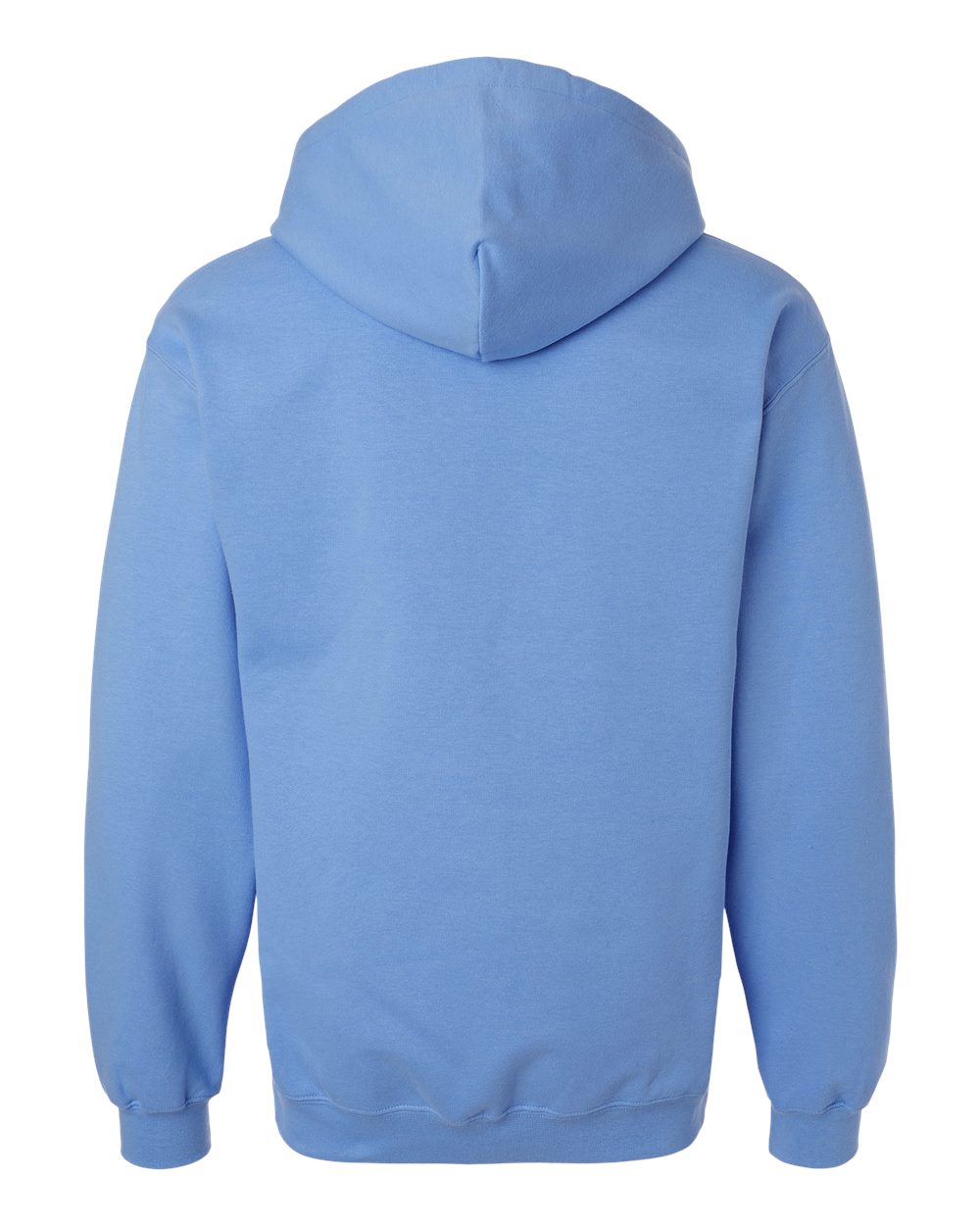 Rear View of Carolina Blue Softstyle® Midweight Hooded Sweatshirt - SF500