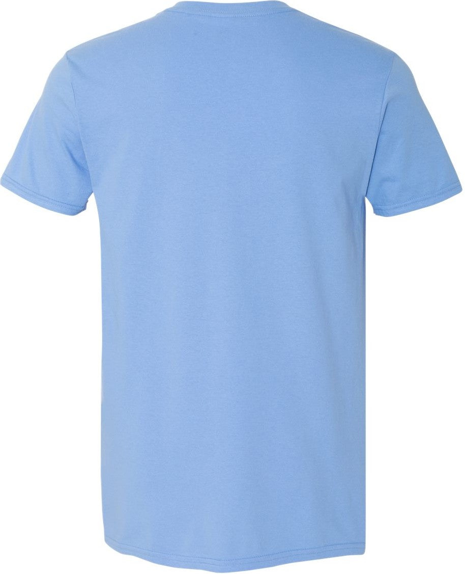 Rear View of Carolina Blue Softstyle® T-Shirt - 64000