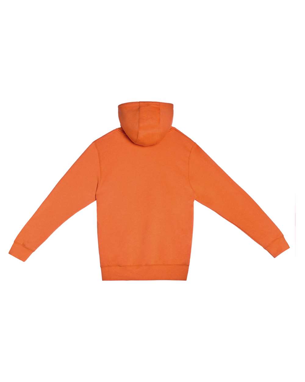 Rear View of Carrot Premium Pullover Hooded Sweatshirt - LS14001