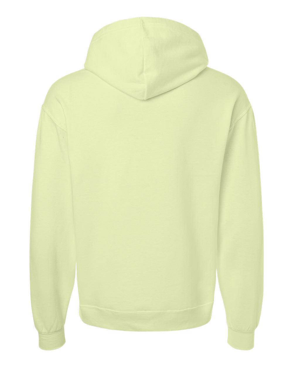 Rear View of Celery Juice Ultimate CVC Hooded Sweatshirt - IC49MR