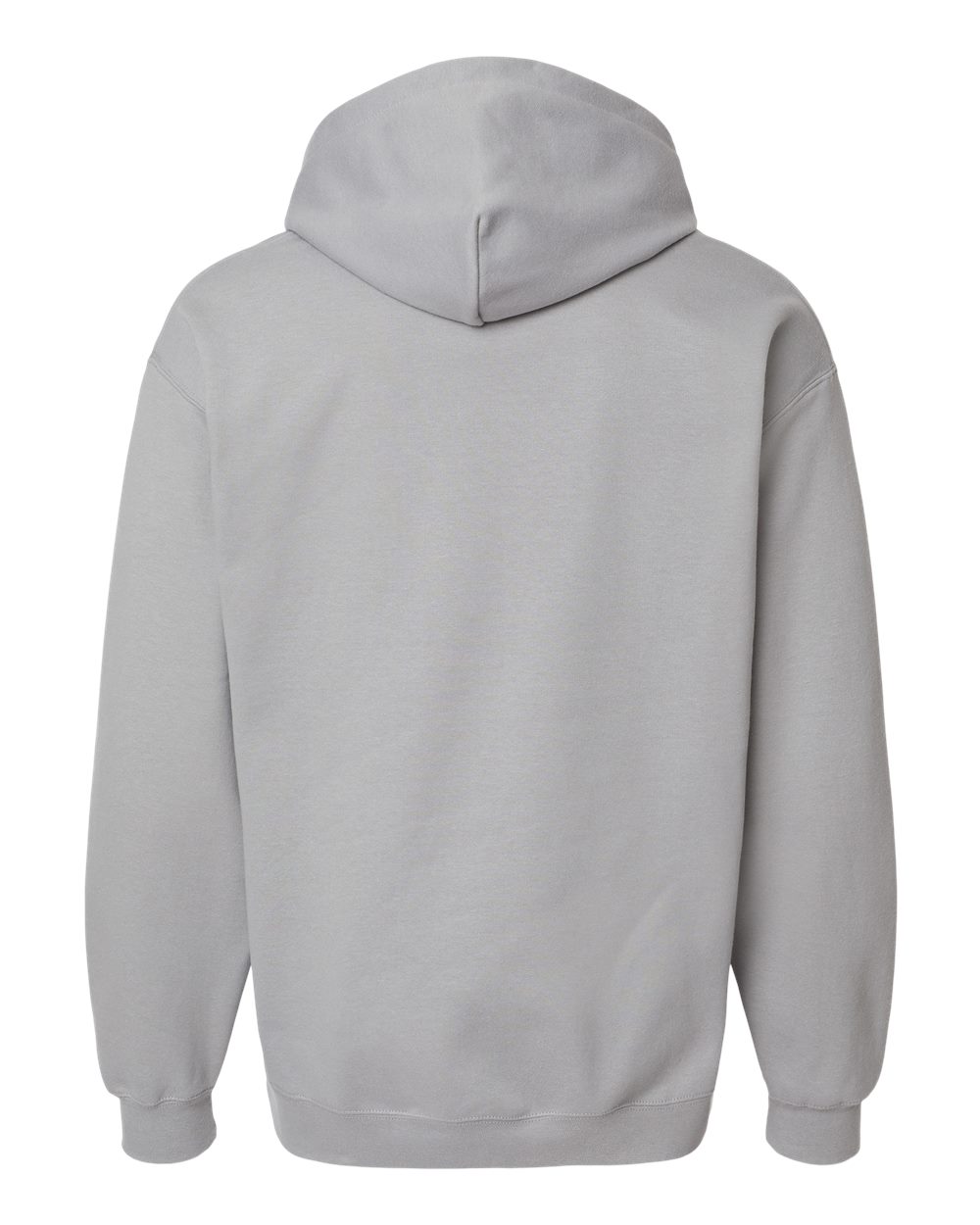 Rear View of Cement Softstyle® Midweight Hooded Sweatshirt - SF500