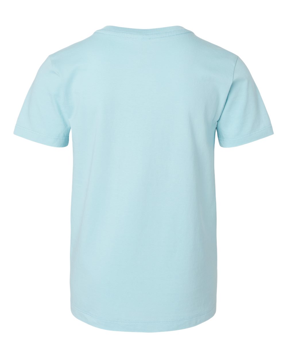 Rear View of Chambray Youth Classic T-Shirt - 202
