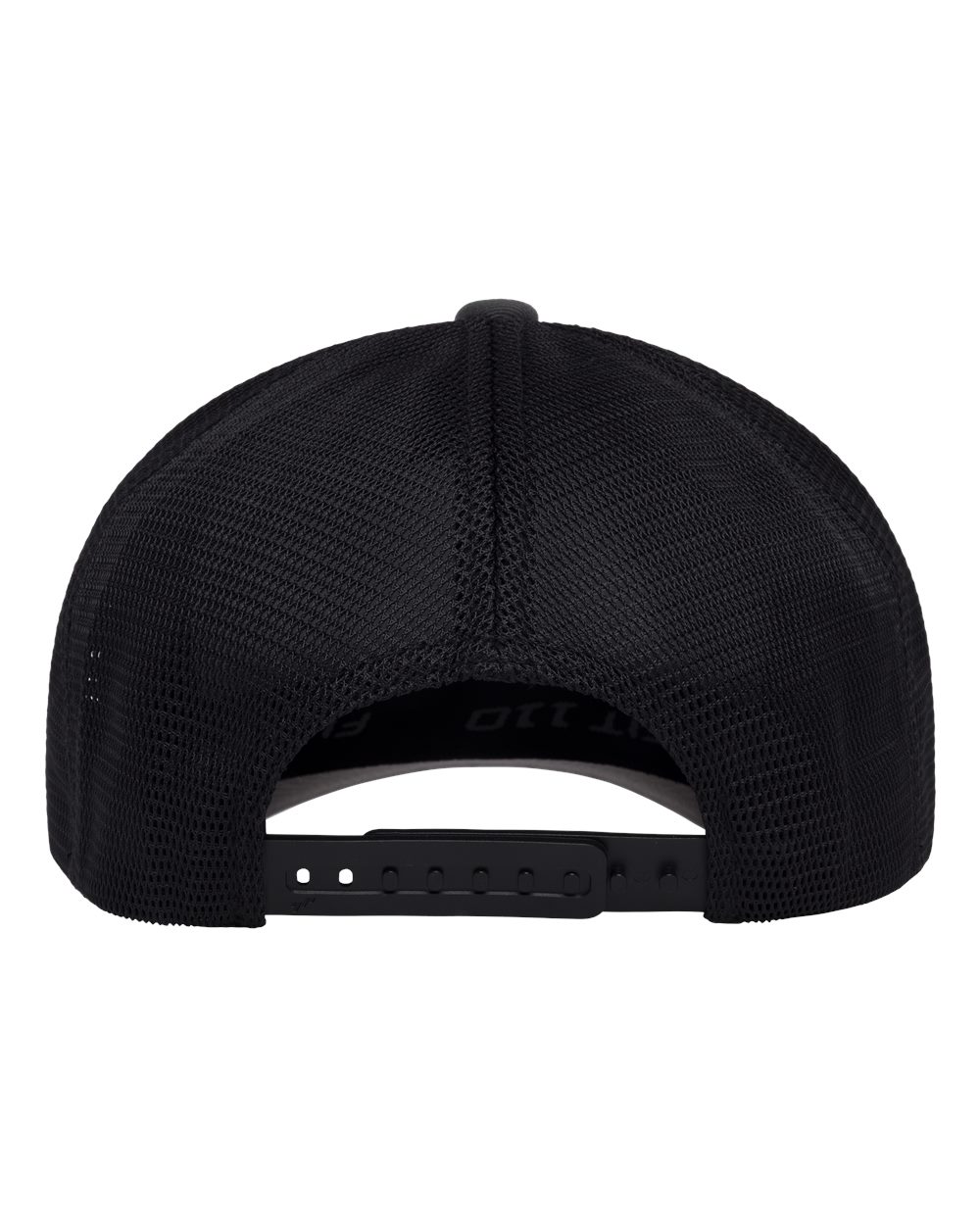 Rear View of Charcoal/ Black 110® Mesh-Back Cap - 110M