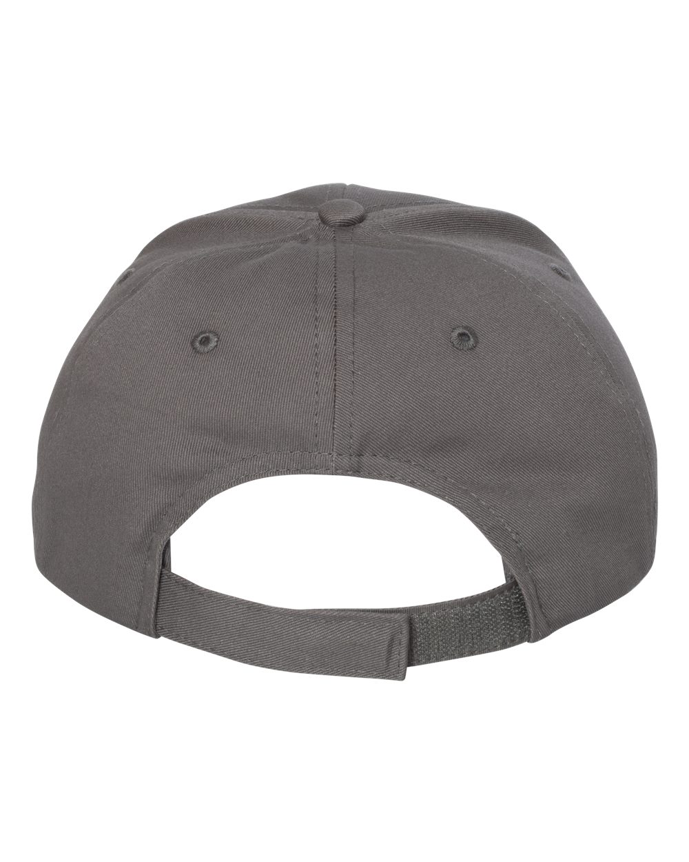 Rear View of Charcoal Chino Cap - VC600
