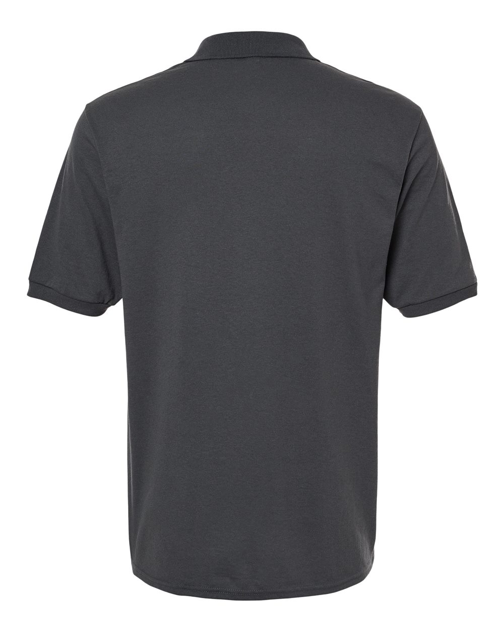 Rear View of Charcoal Grey Dri-Power® Polo - 437R