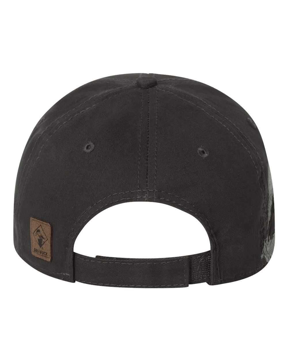 Rear View of Charcoal Grizzly Bear Cap - 3319