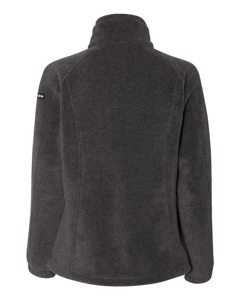 Rear View of Charcoal Heather Women’s Benton Springs™ Fleece Full-Zip Jacket - 212470