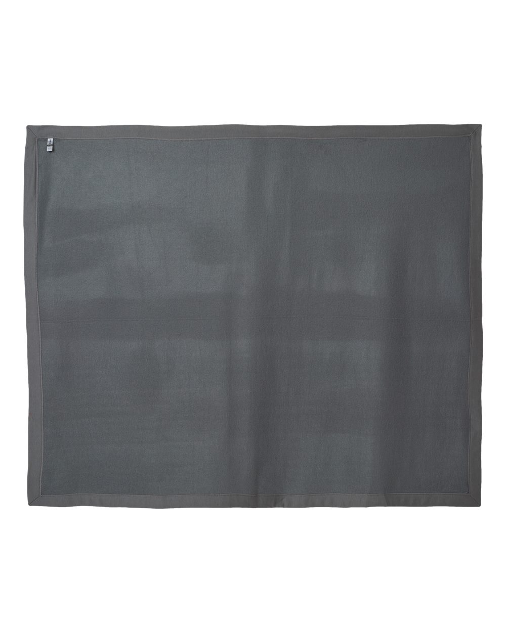 Front View of Charcoal Heavy Blend Fleece Stadium Blanket - 18900