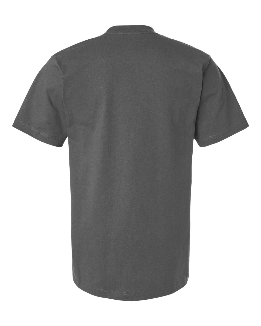 Rear View of Charcoal Heavyweight Street T-Shirt - 299
