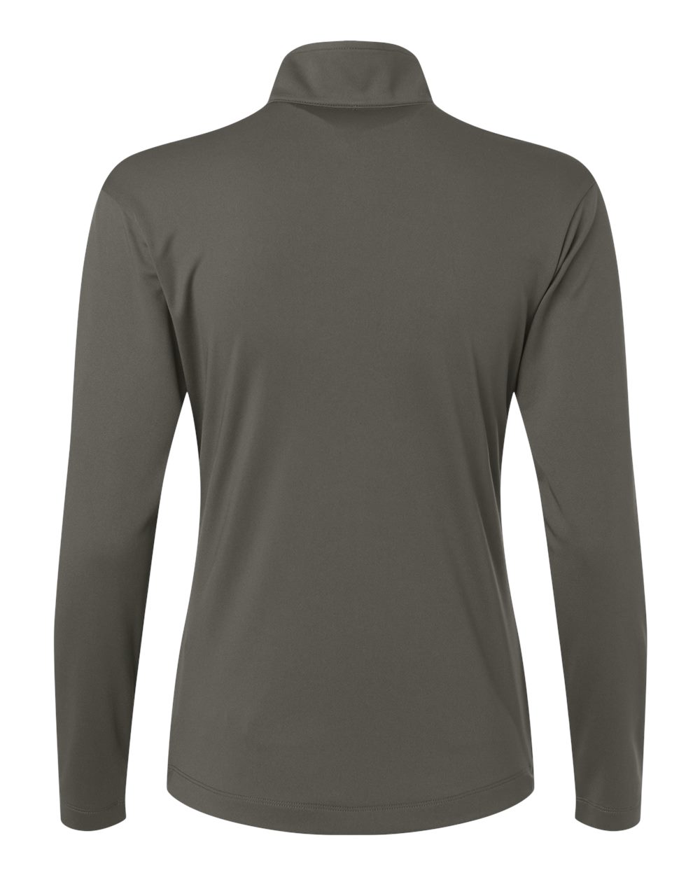 Rear View of Charcoal Pro-Lock Women's Performance Quarter-Zip Pullover - 41870L