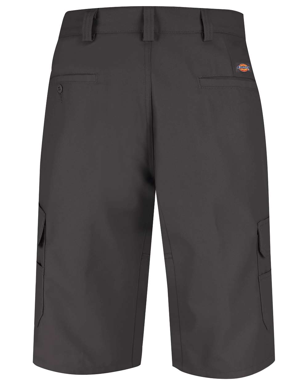 Rear View of Charcoal - Size 50W Functional Cargo Shorts - WP90
