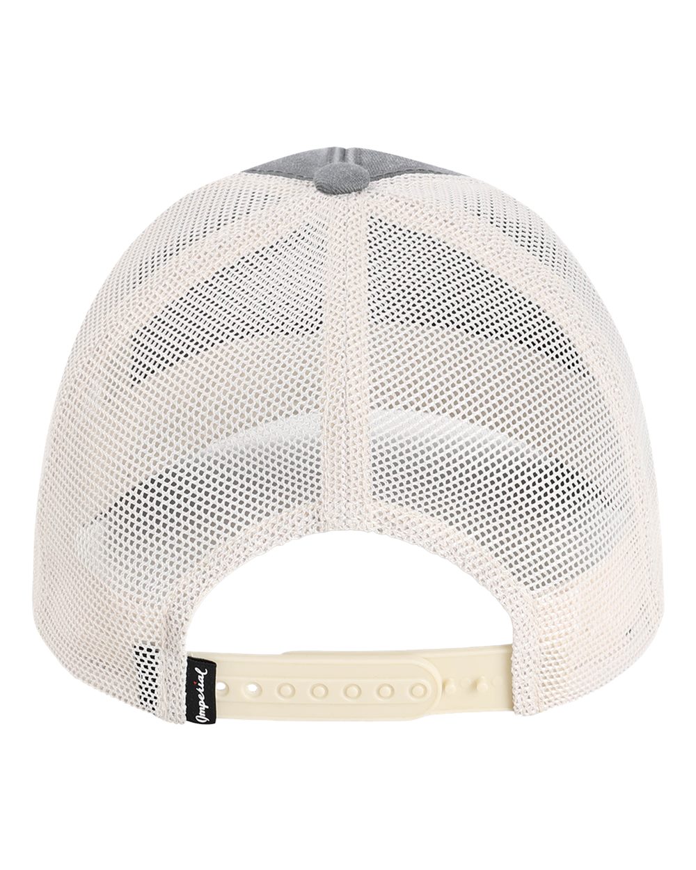 Front View of Charcoal/ Stone The Gambit Mesh Back Cap - X240M