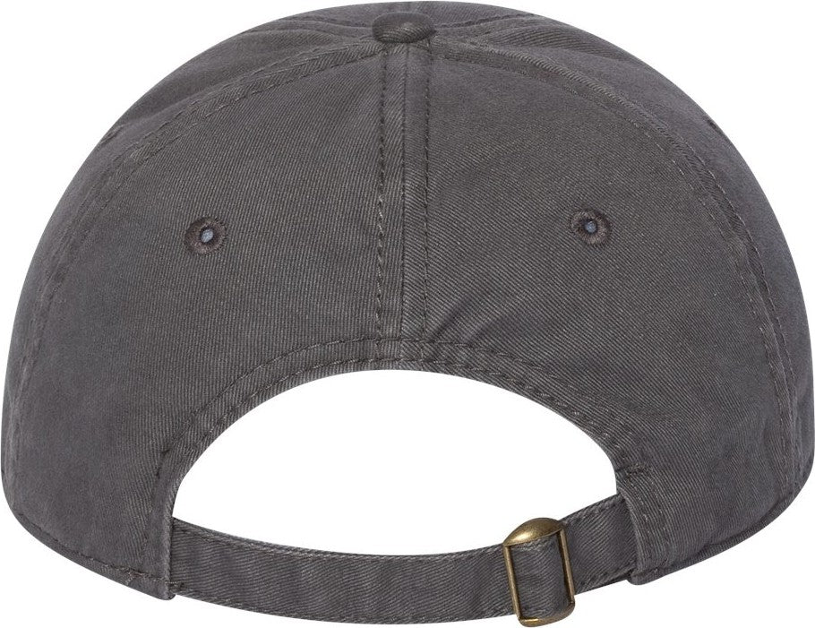 Rear View of Charcoal Structured Cap - AH30