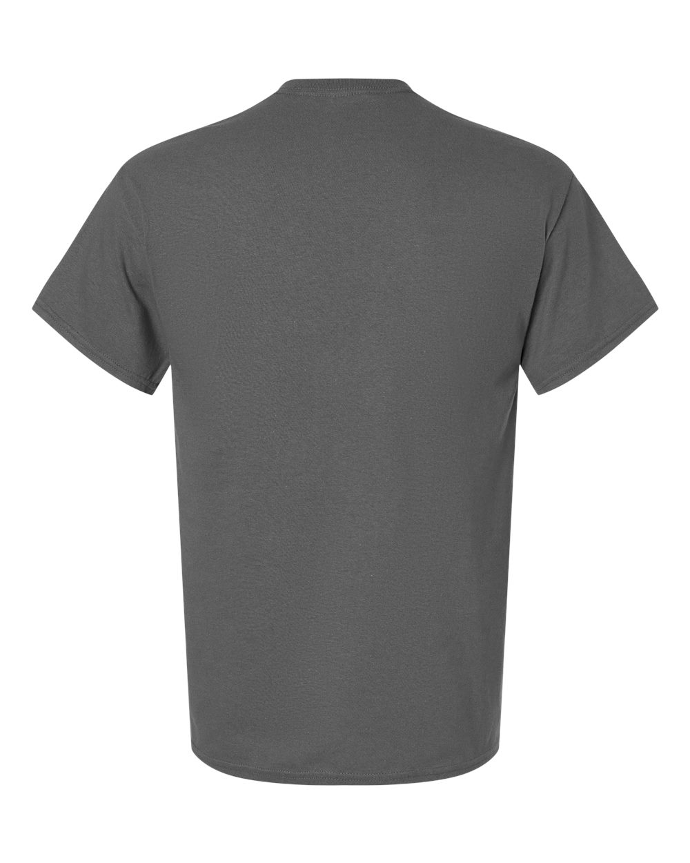 Rear View of Charcoal Ultra Cotton® Tall T-Shirt - 2000T