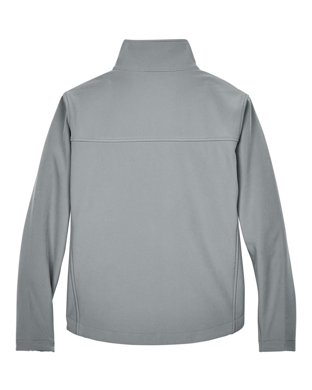 Rear View of Charcoal Women's Soft Shell Jacket - D995W