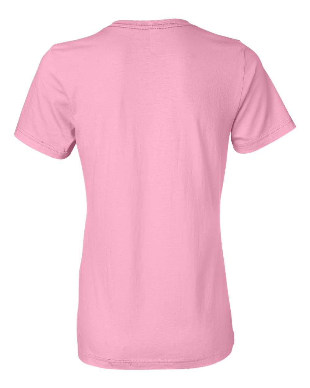 Rear View of Charity Pink Softstyle® Women’s Lightweight T-Shirt - 880